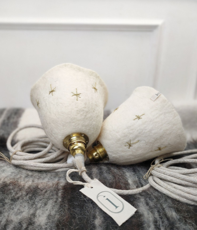 Lampe baladeuse Denise brodée