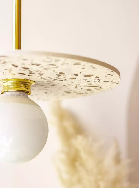 Suspension en éco-terrazzo 29 cm
