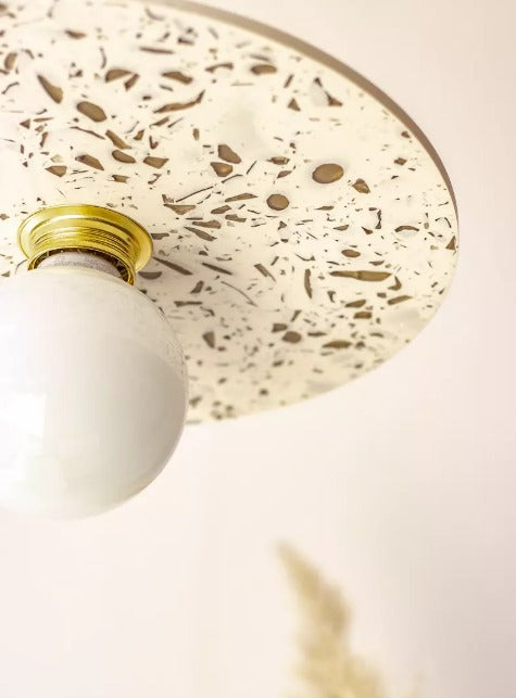 Suspension en éco-terrazzo 29 cm