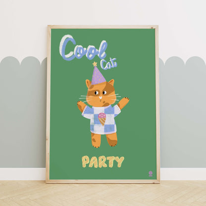 Affiche A5 Cool Cat