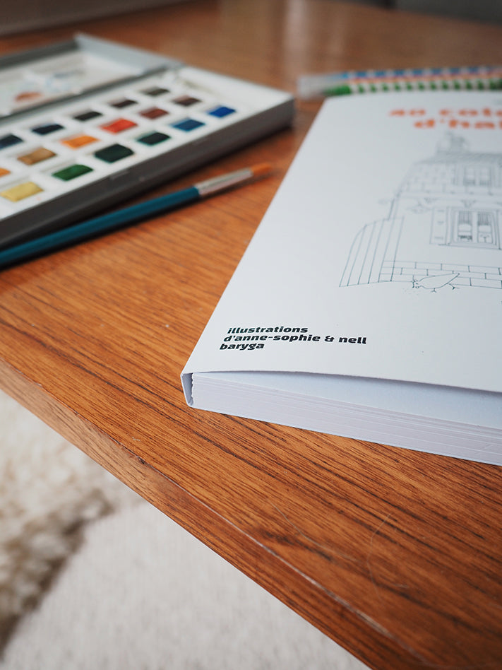 Carnet de 40 coloriages d'habitats