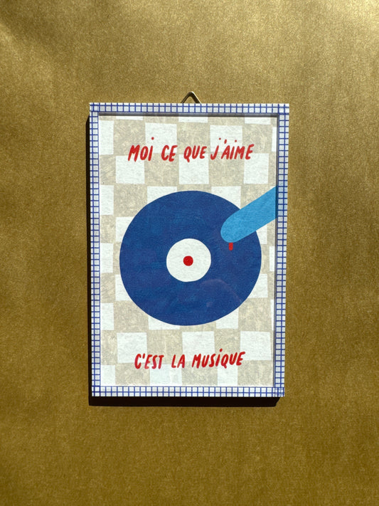 Illustration encadrée « La Musique »