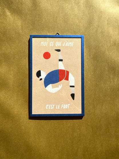 Illustration encadrée « Le Foot »