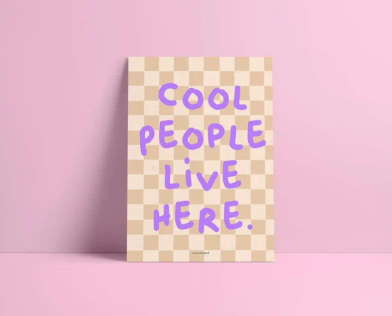 Affiche Cool People 30 x 40 cm