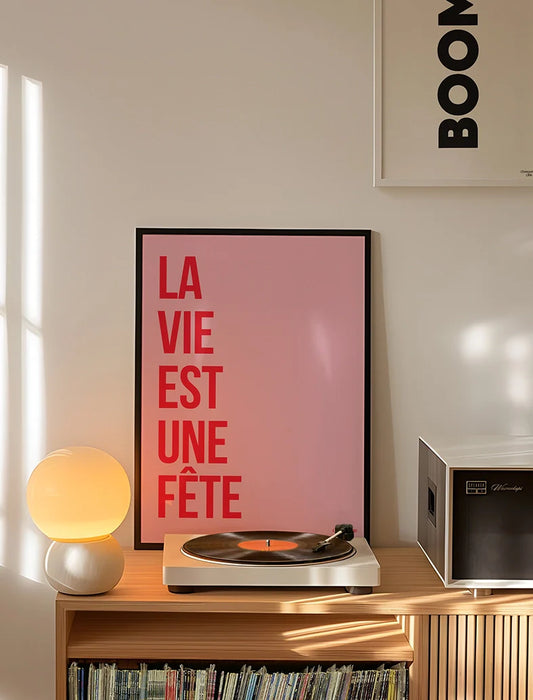 Affiche La Vie est une fête