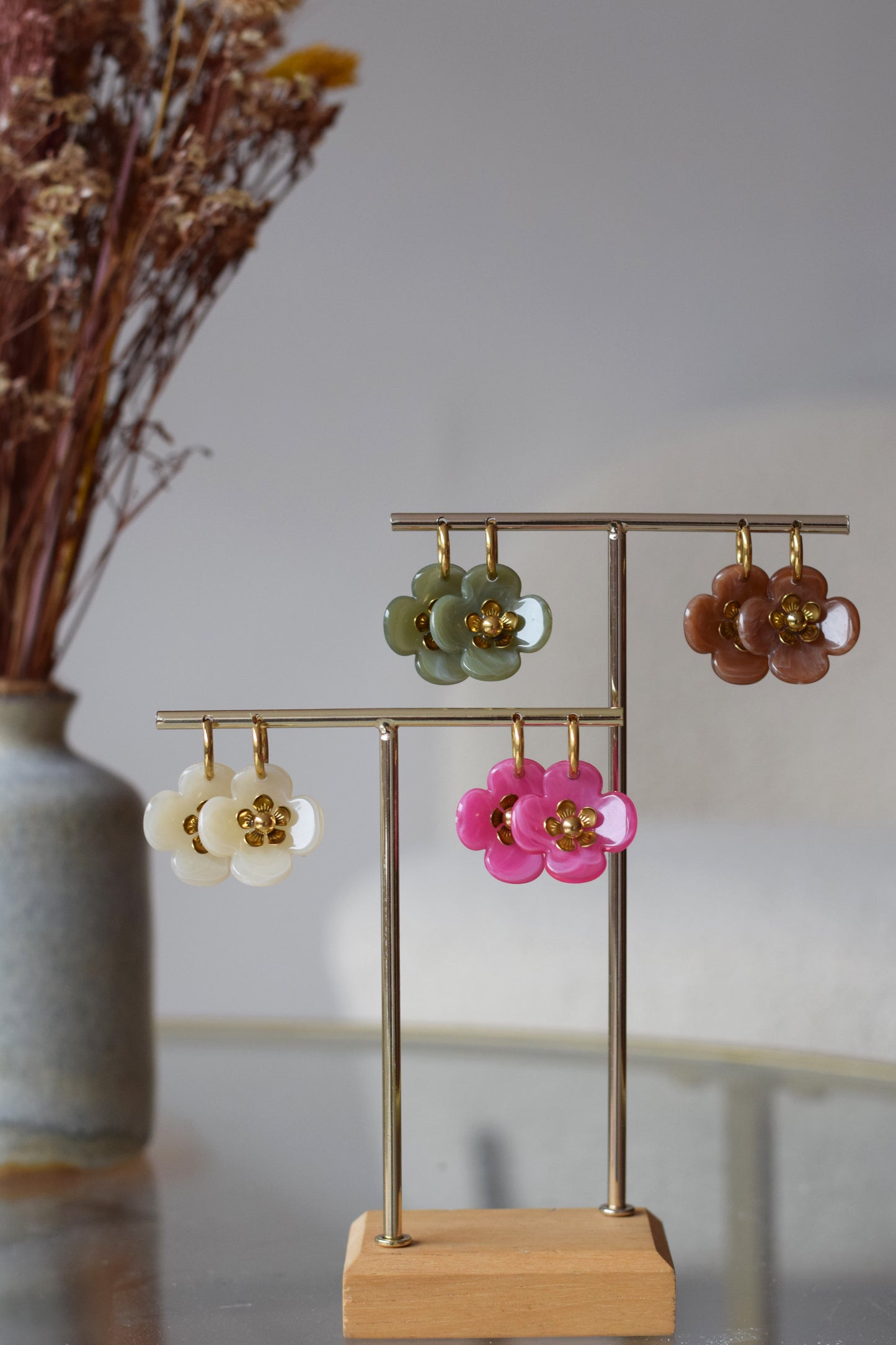 Boucles d'oreilles Sienna (plusieurs coloris)