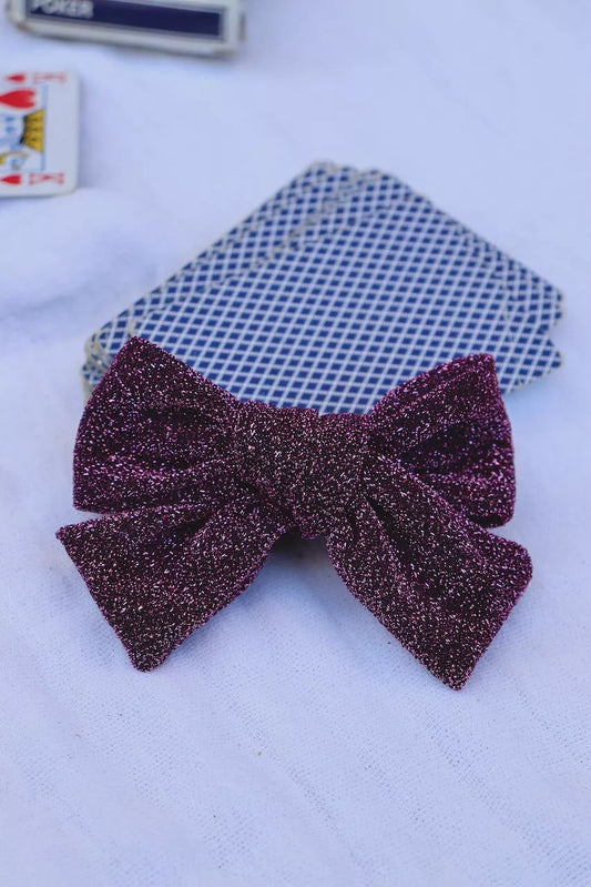 Barrette Louise Glitter Lilas