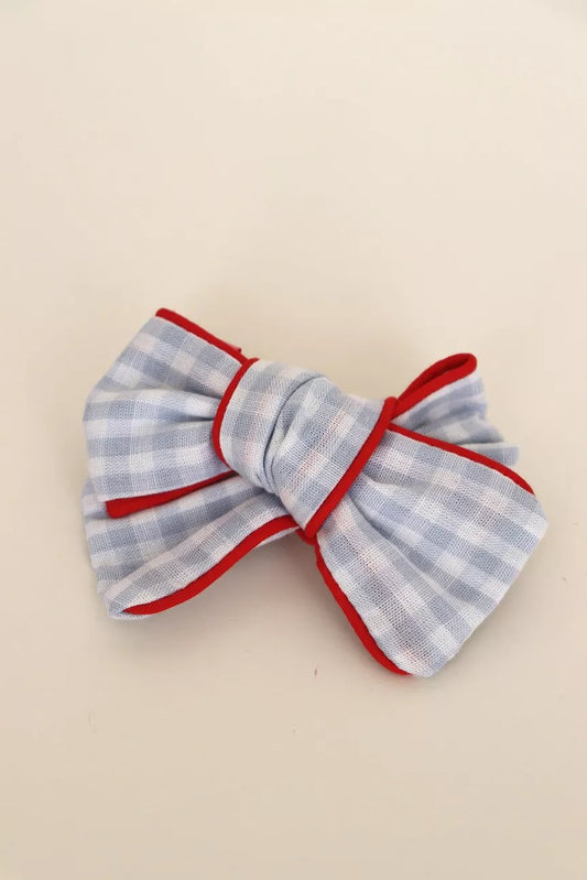 Barrette Molly Vichy Ciel