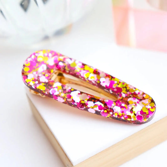 Barrette Paillettes Sunset