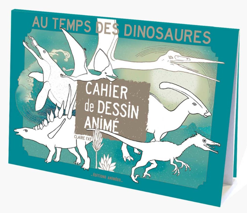 Cahier de coloriage animé - Au temps des dinosaures