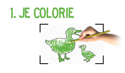 Cahier de coloriage animé - Les Comptines de la ferme