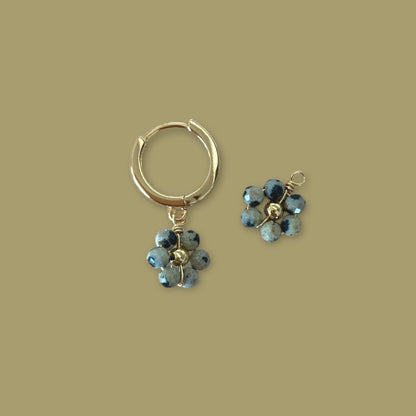 Boucles d'oreilles Marguerite (plusieurs coloris)