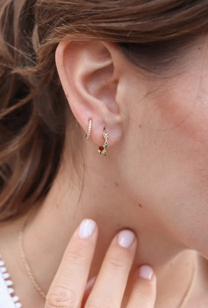 Boucles d'oreilles Claudia Péridot