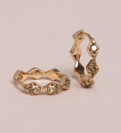 Boucles d'oreilles Claudia Péridot