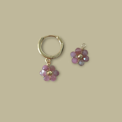 Boucles d'oreilles Marguerite (plusieurs coloris)
