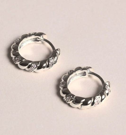 Boucles d'oreilles Phoebe Palladium