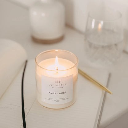 Bougie parfumée Ambre doré