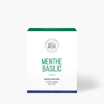 Bougie parfumée Menthe Basilic