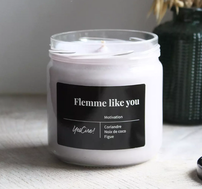 Bougie parfumée - Flemme like you