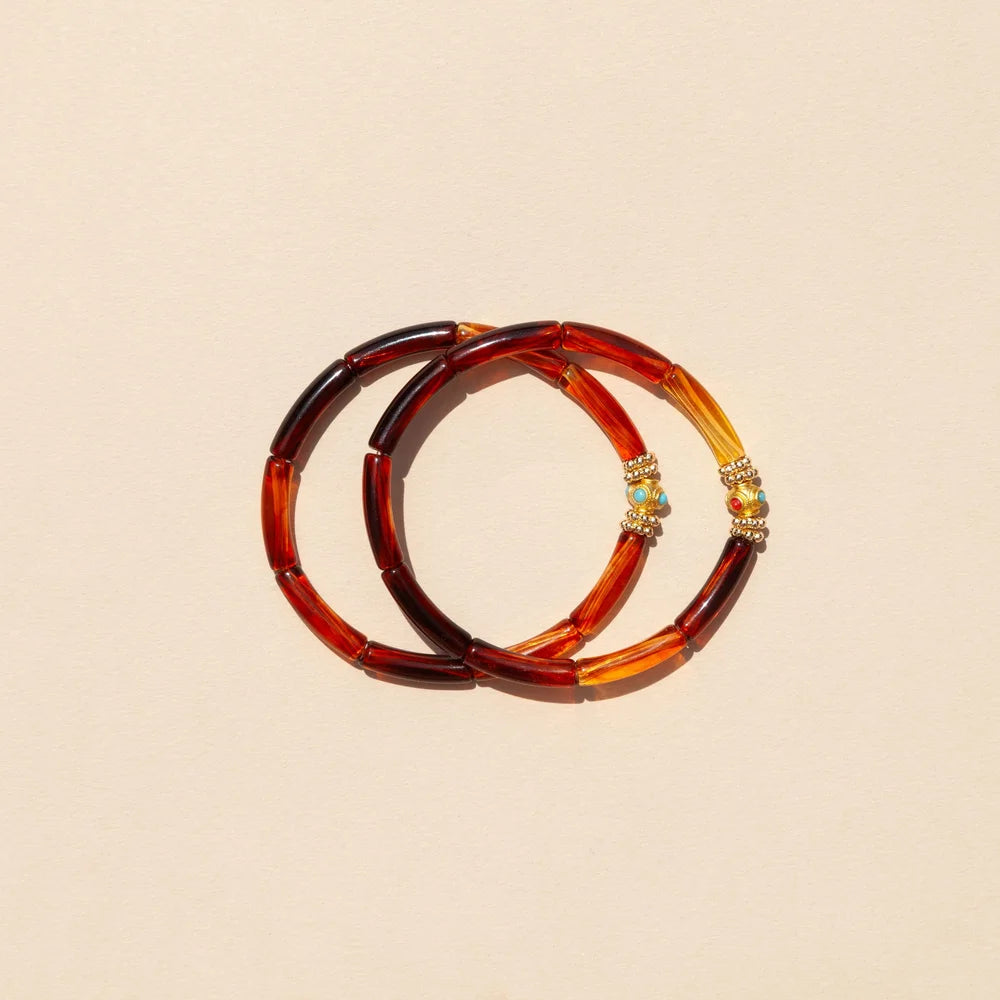 Duo bracelets Léo (plusieurs coloris)
