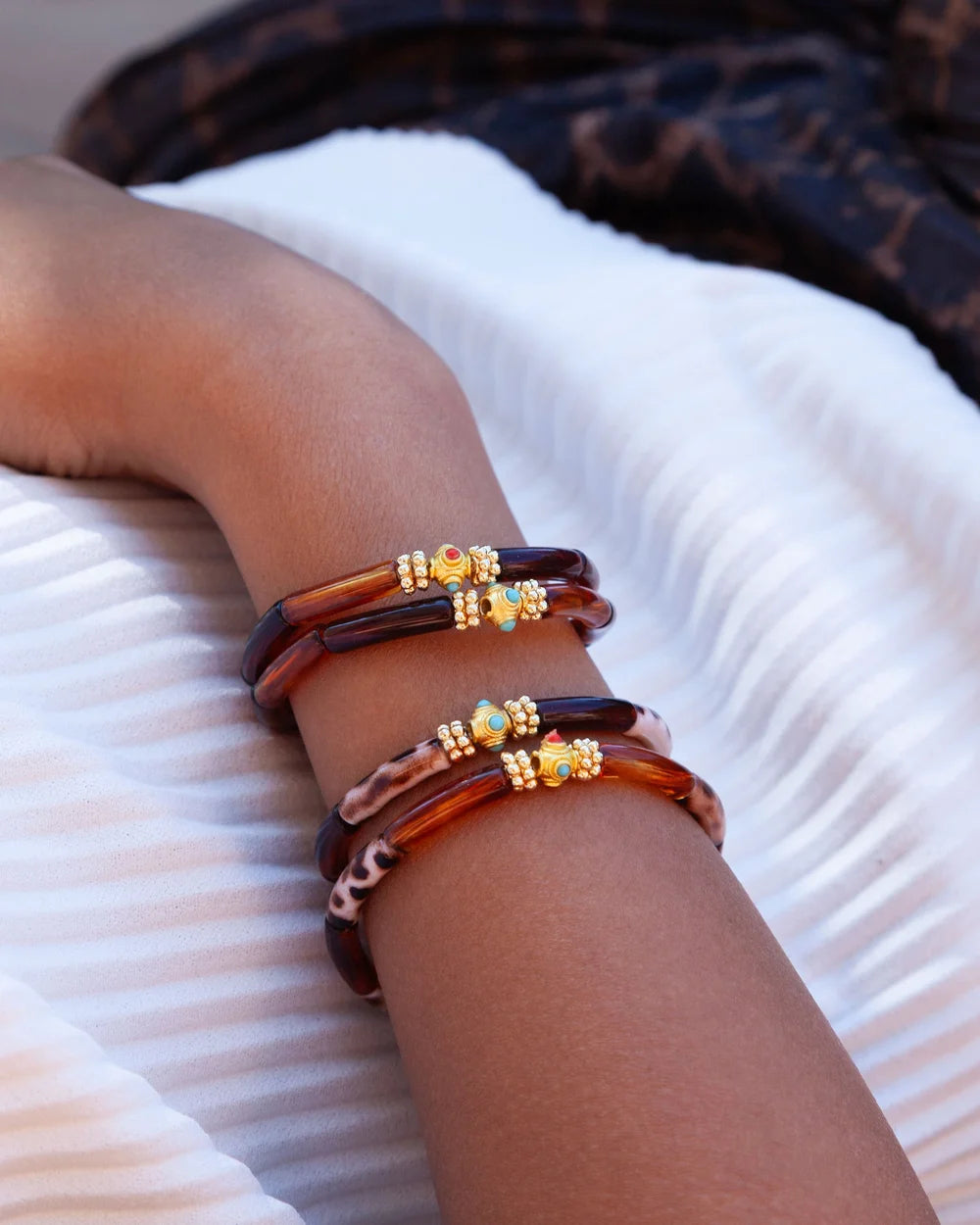 Duo bracelets Léo (plusieurs coloris)