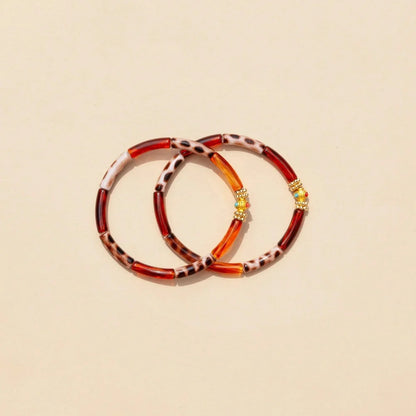 Duo bracelets Léo (plusieurs coloris)