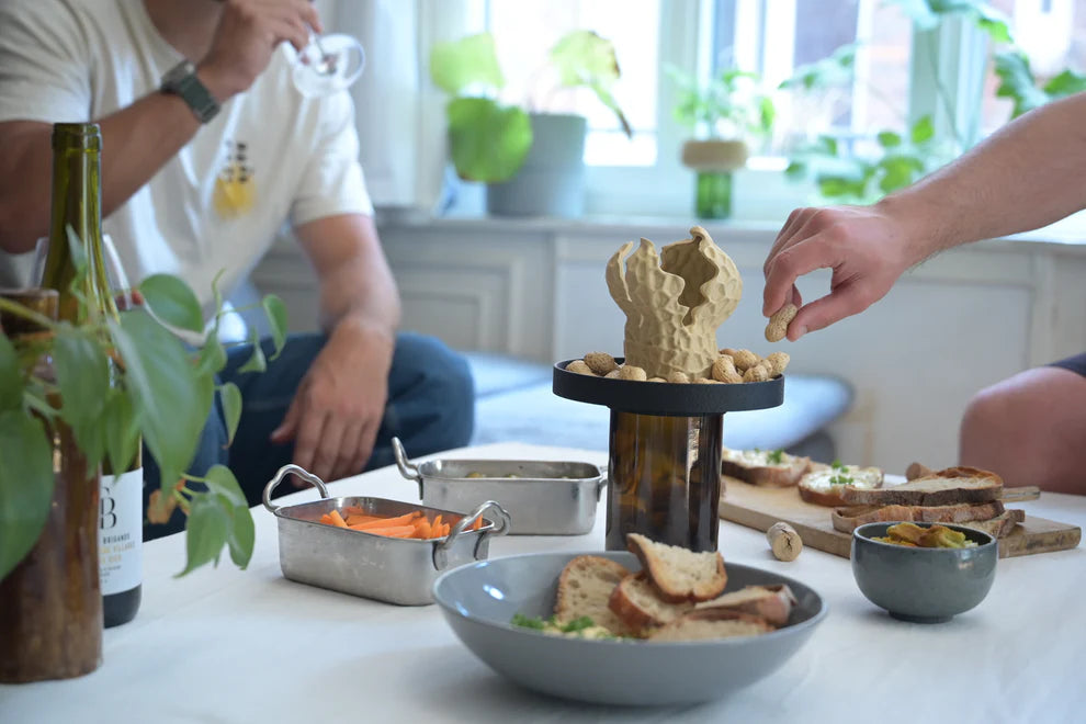 "Cacahuète" Poubelle de coquilles