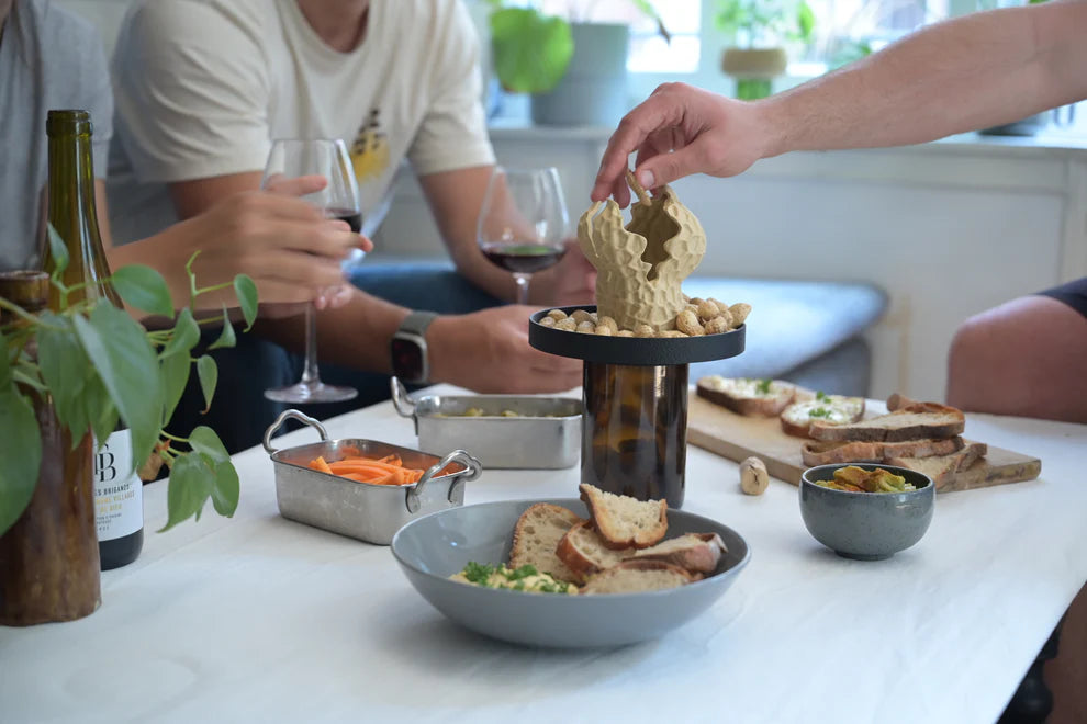 "Cacahuète" Poubelle de coquilles