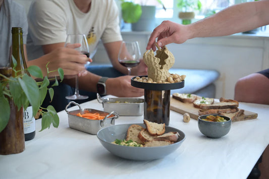 "Cacahuète" Poubelle de coquilles