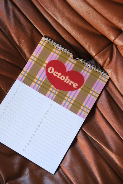 Calendrier des anniversaires Fleurs