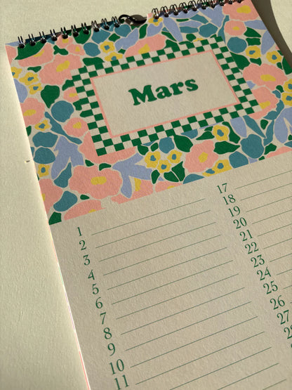 Calendrier perpétuel des anniversaires