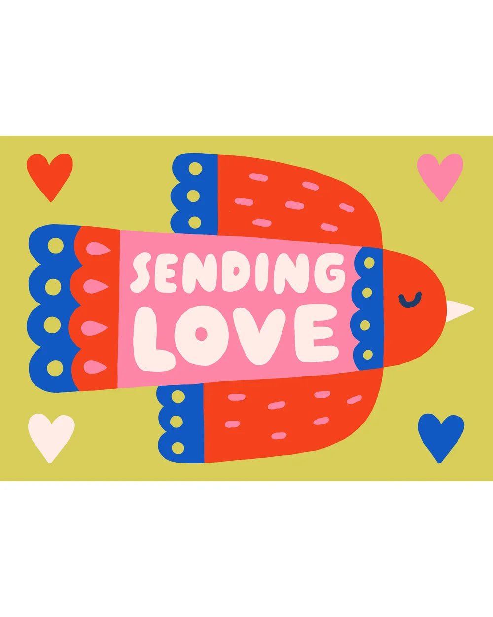 Canevas postal Sending love
