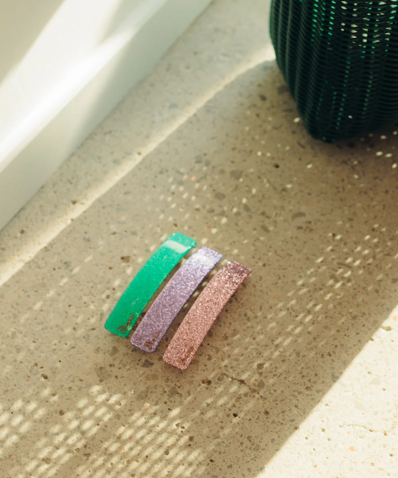 Barrette Sunny 9cm Paillettes