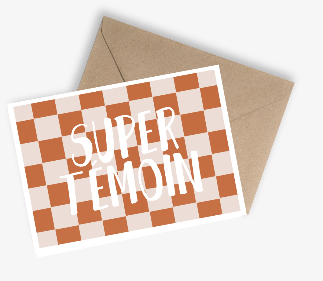 Carte Super Témoin Damier
