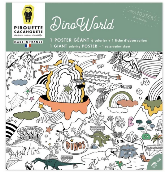 Coloriage géant - Dinoworld