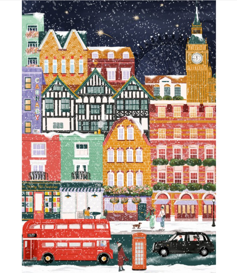 Puzzle 1000 pcs Londres à Noel