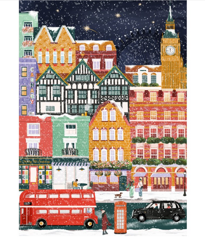 Puzzle 1000 pcs Londres à Noel