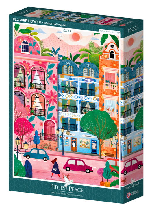Puzzle 1000 pcs Le pouvoir des fleurs