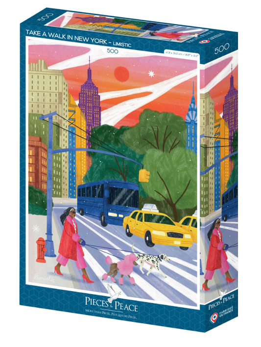 Puzzle 500 pcs Se promener à New-York