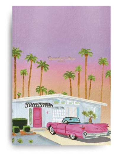 Carnet A6 - Palm Springs - 72 pages lignées