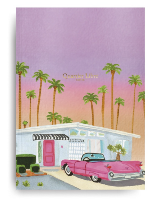 Carnet A6 - Palm Springs - 72 pages lignées