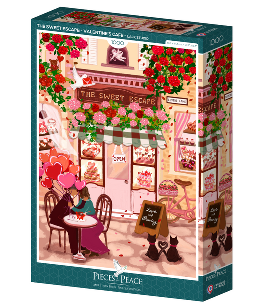 Puzzle 1000 pcs Café de la Saint Valentin