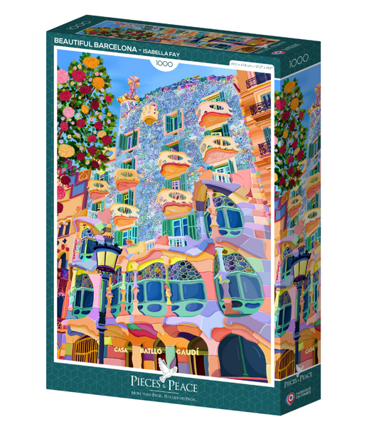 Puzzle 1000 pcs Magnifique Barcelone