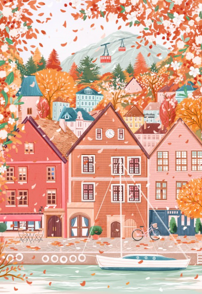 Puzzle 1000 pcs Bergen