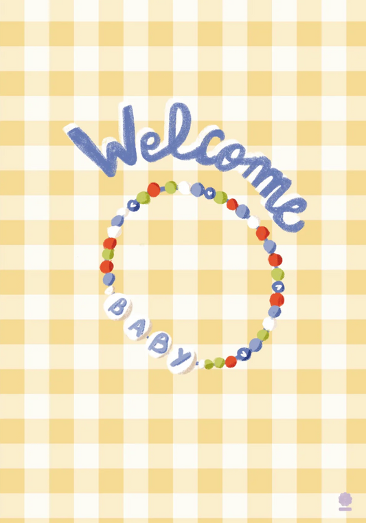 Carte Welcome Baby Bracelet