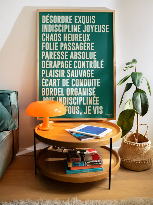 Poster Mantra Désordre Exquis