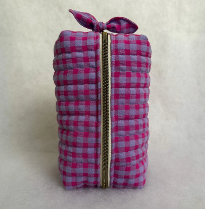 Trousse Vichy Fuschia