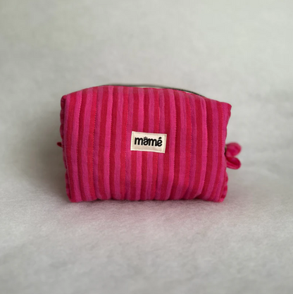 Trousse Rayures Hibiscus