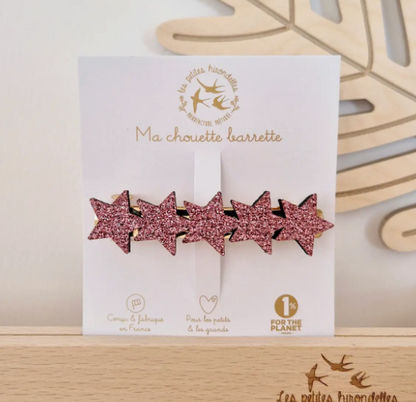 Pince étoiles à paillettes
