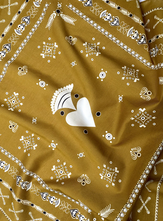 Foulard Bandana - Mordoré